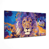 Lion Mega Glass Wall Art.